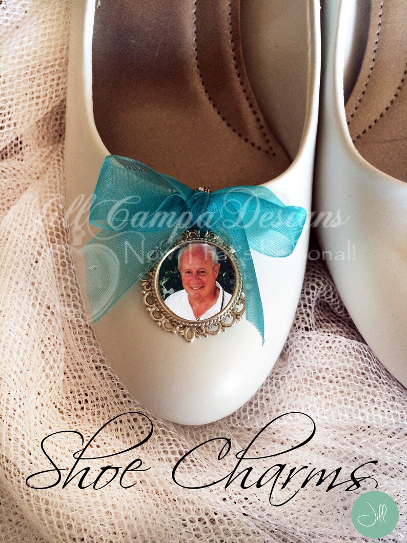 Photo Wedding Shoe Charms Wedding Shoe Photo Charms Bridal Etsy