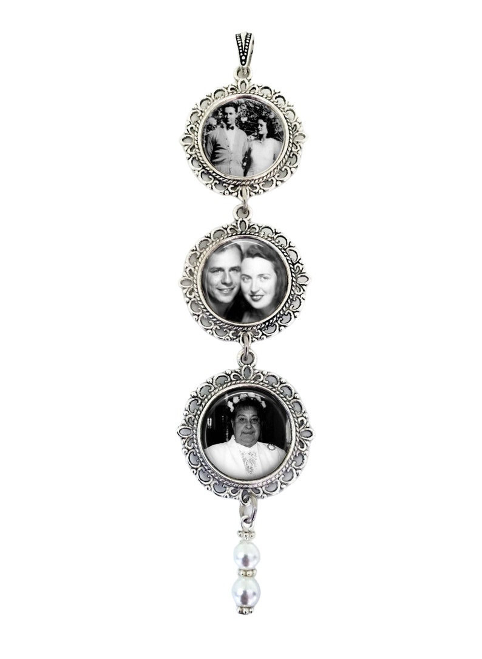 Photo Wedding Bouquet Charms Bridal Bouquet Charms Photo Etsy