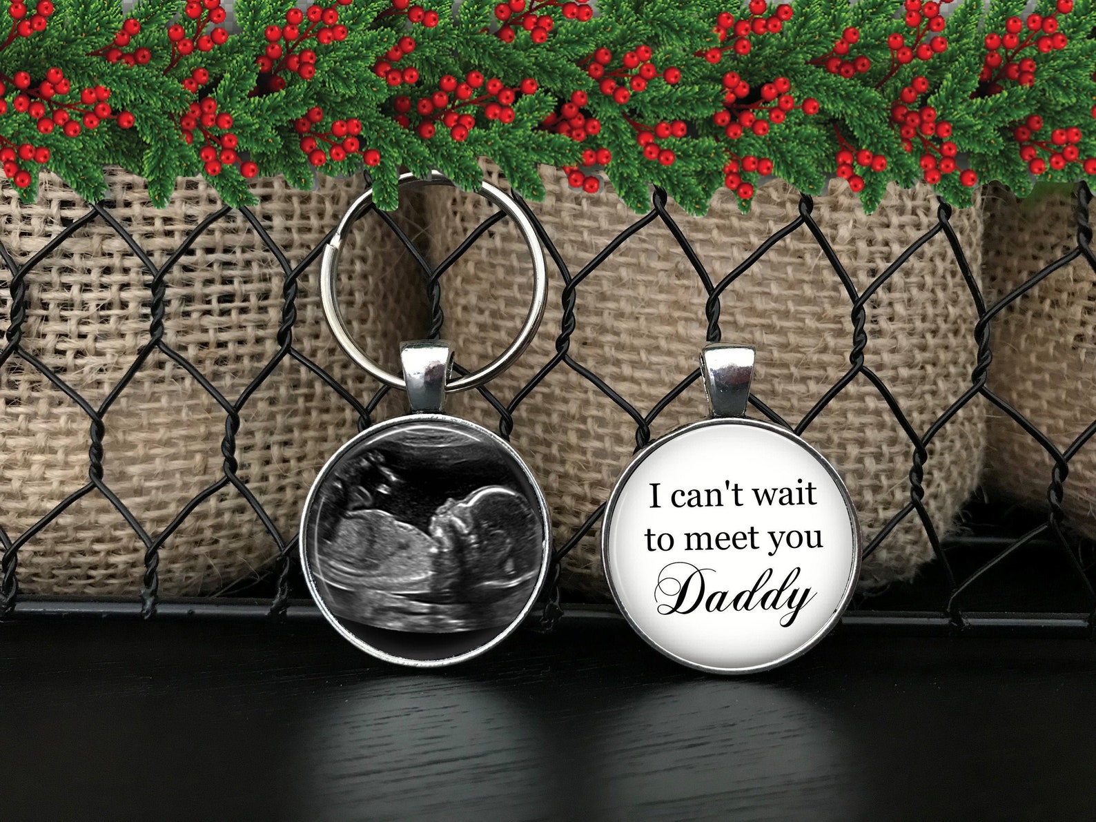 Baby Sonogram Keychain, Ultrasound Keychain Gift, Christmas Gift, Gifts ...