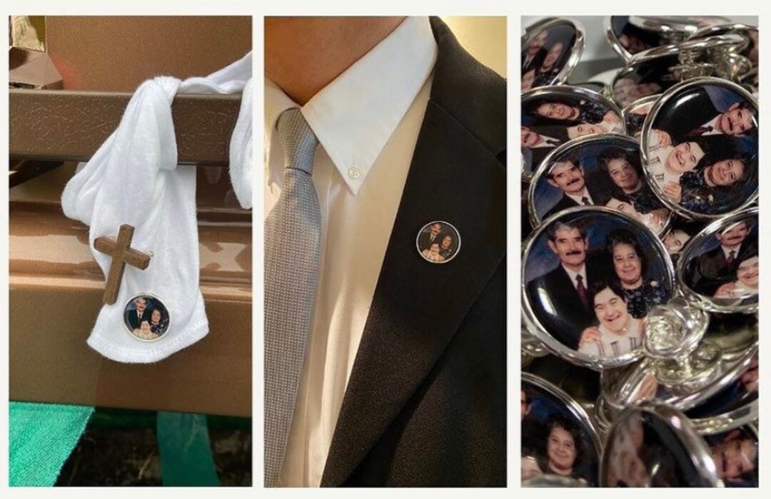 Bulk Order Memorial Pins, Quantity Discount Photo Lapel Pins for