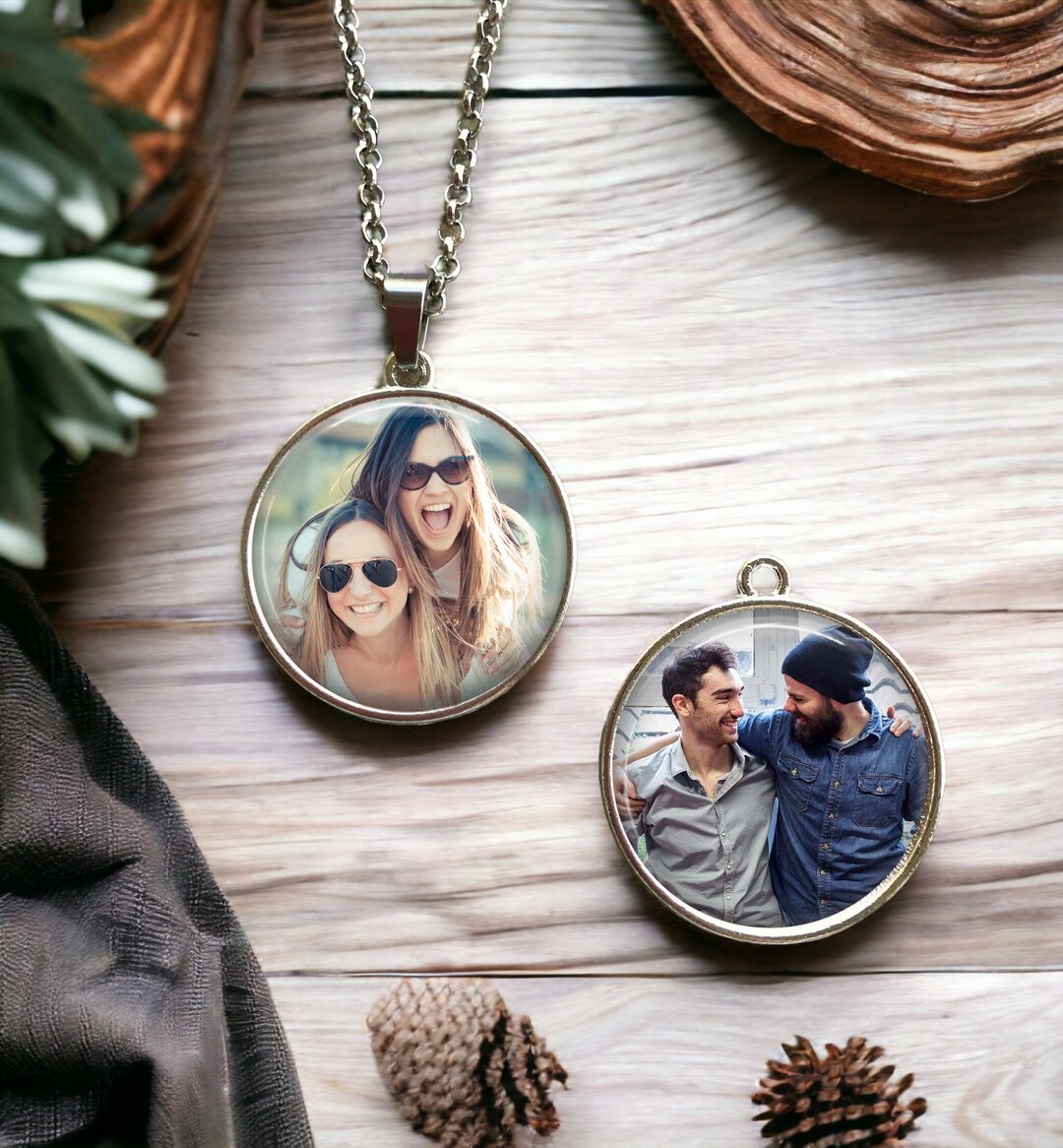 Custom Picture Necklace Personalized Photo Pendant Custom Necklace Pho – My  Real Gold Jewelry LLC