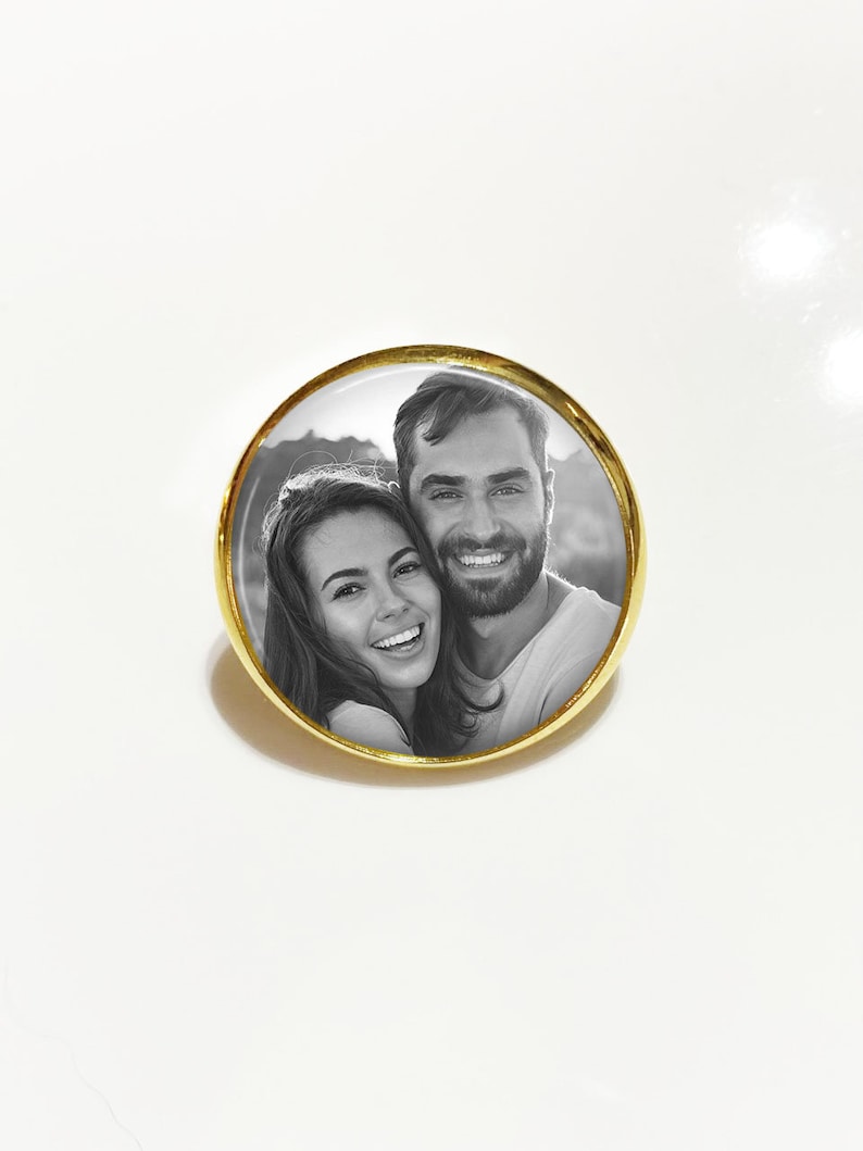 Gold Memorial Photo Pin for Graduation Caps and Gowns Keep Loved Ones Close on Graduation Day image 6