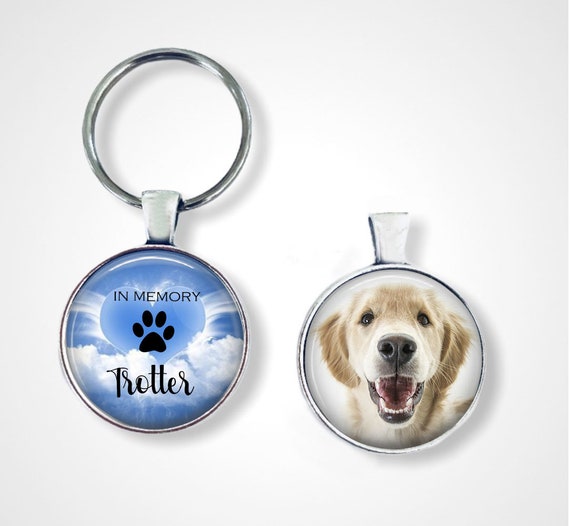 Pet Memorial Keychain, Personalized Keychain, Memorial Gifts