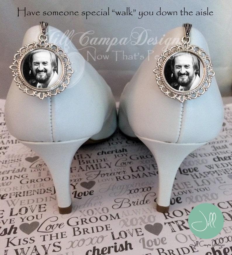 Photo Wedding Shoe Charms Wedding Shoe Photo Charms Bridal Etsy