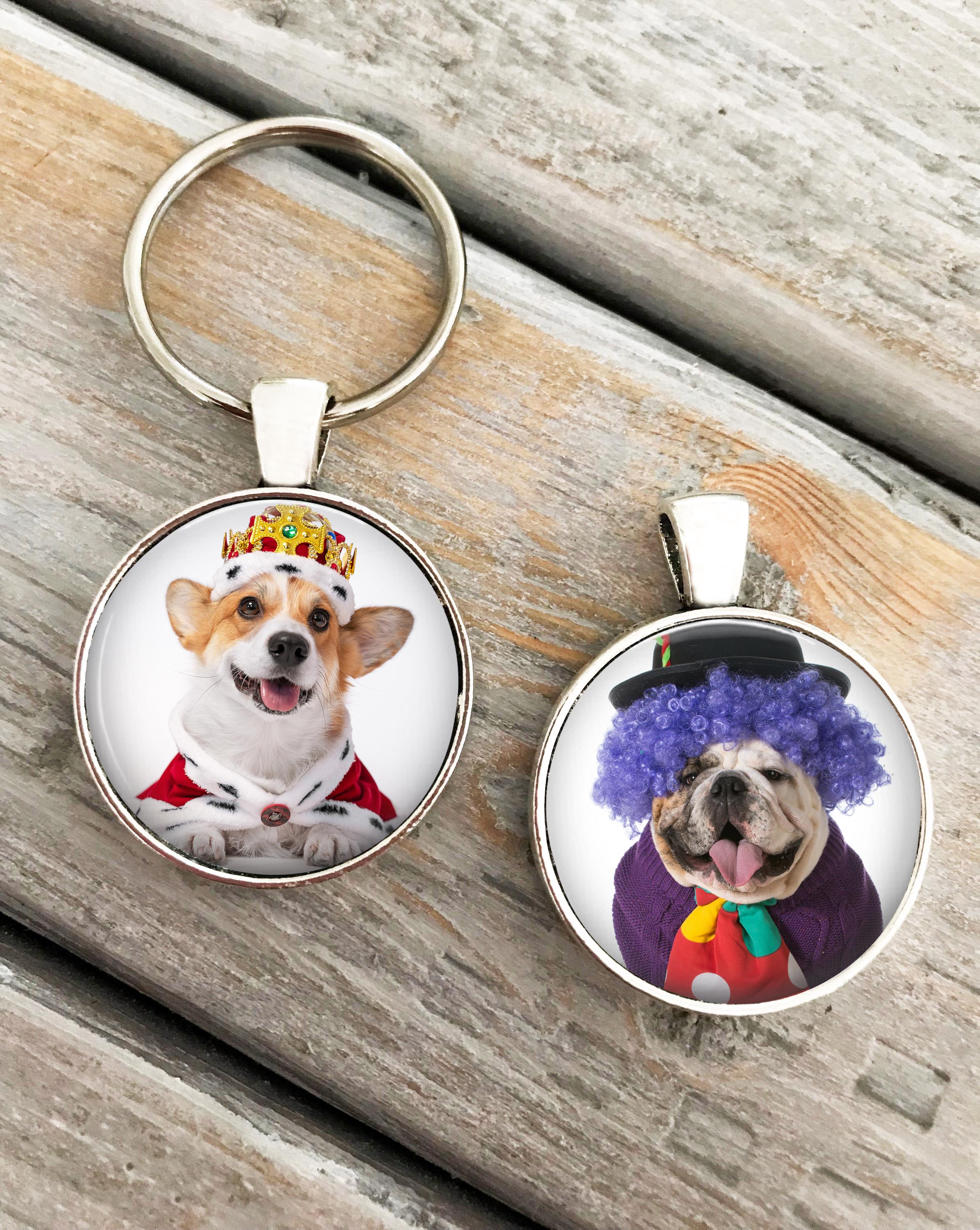 Custom Double Photo Keychain – Personalized Gift With 2 Pictures - Etsy