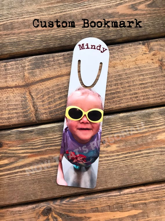 Personalized Bookmark Custom Bookmark Photo Bookmark Etsy