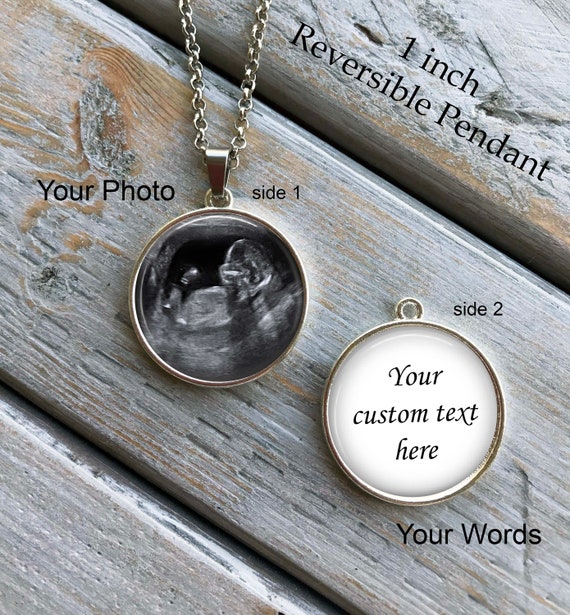 Baby Sonogram Necklace Custom 