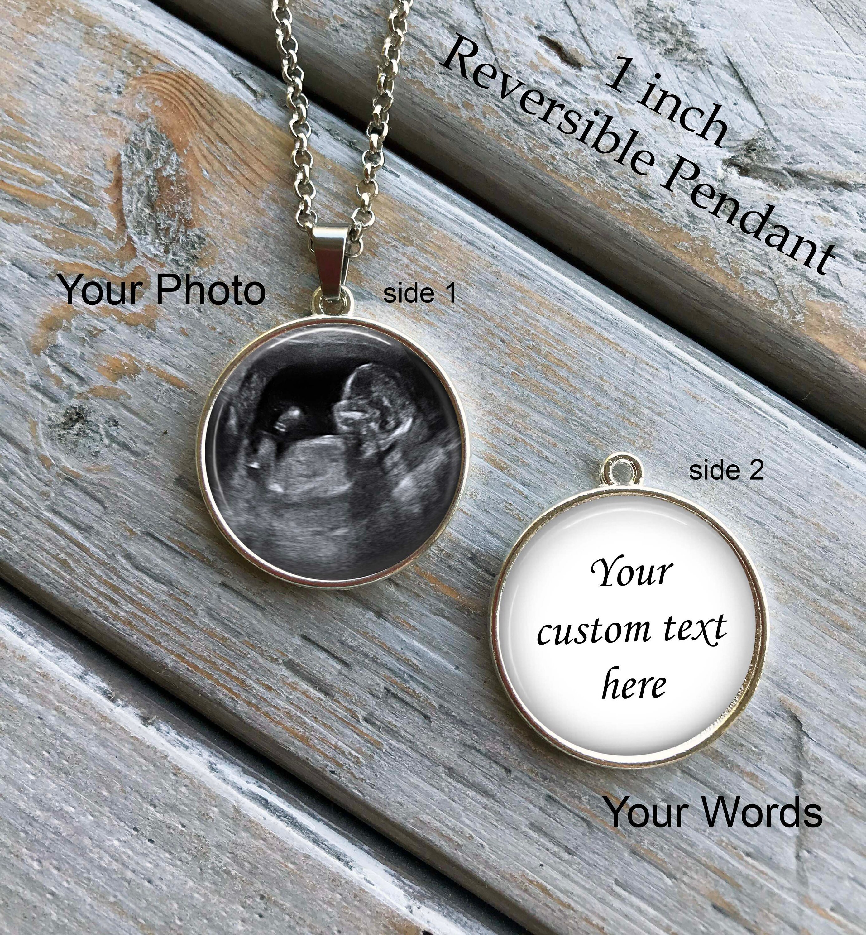 Sonogram necklace shop