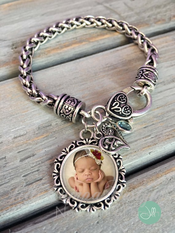 Photo Bracelet Custom Photo Bracelet Gift for Her Photo