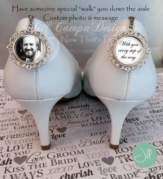 Wedding Shoe Charm photo and message