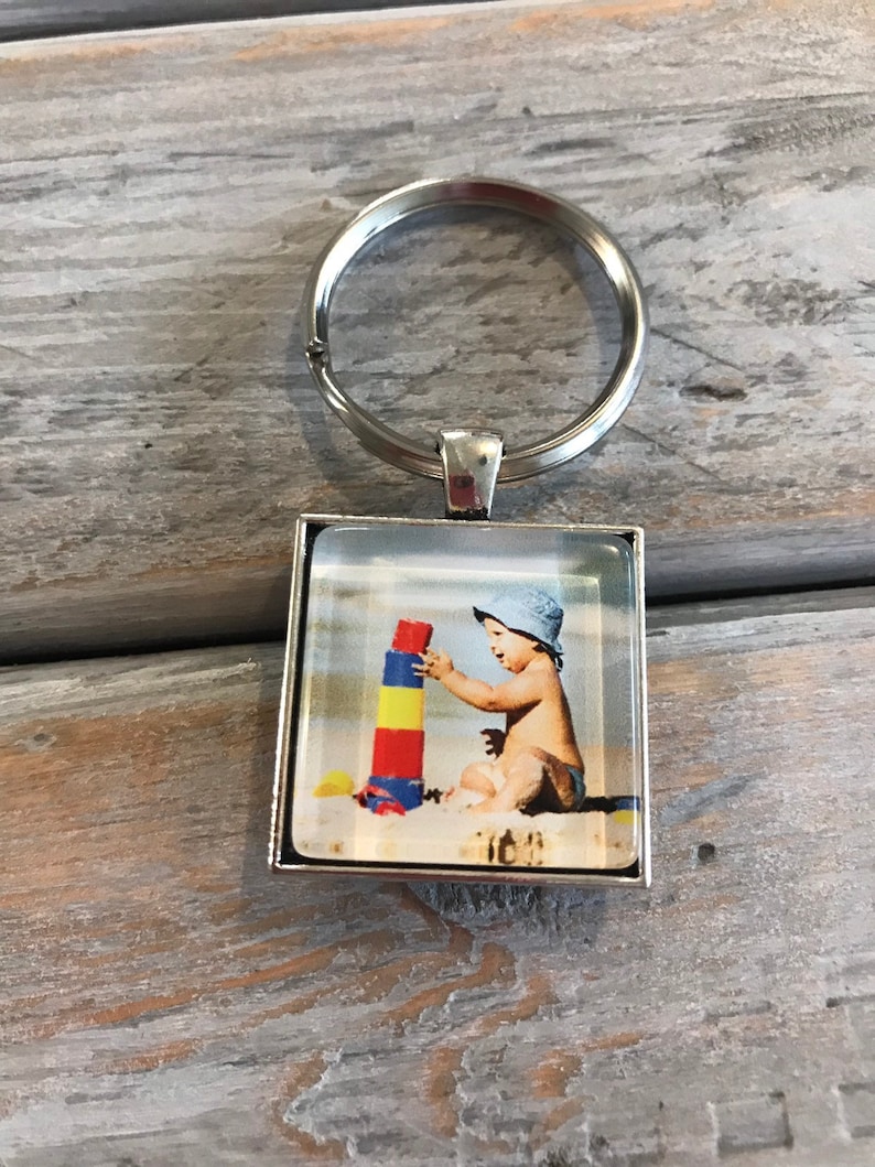 PHOTO KEYCHAIN Custom Photo Keychain Picture Keychain 2 Etsy