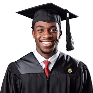 Épinglette photo commémorative en or pour bonnets et robes de fin d'études Gardez vos proches près de vous le jour de la remise des diplômes image 3