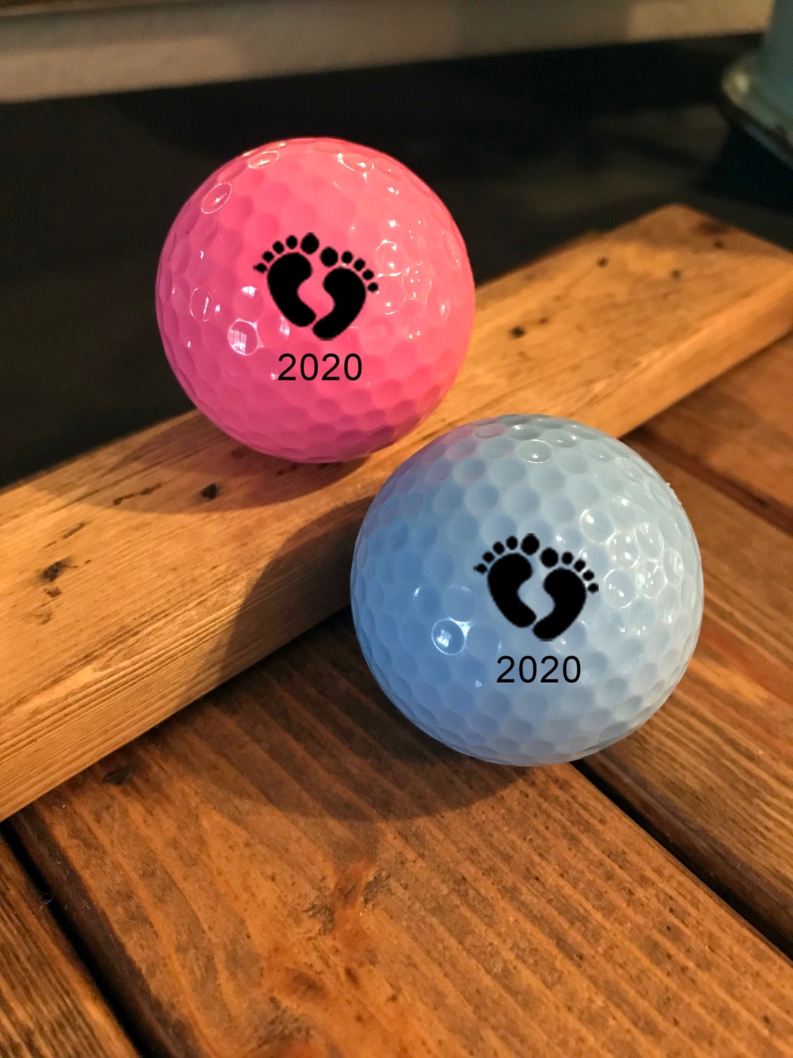 Pregnancy announcement gender reveal Golf Ball Gender Etsy