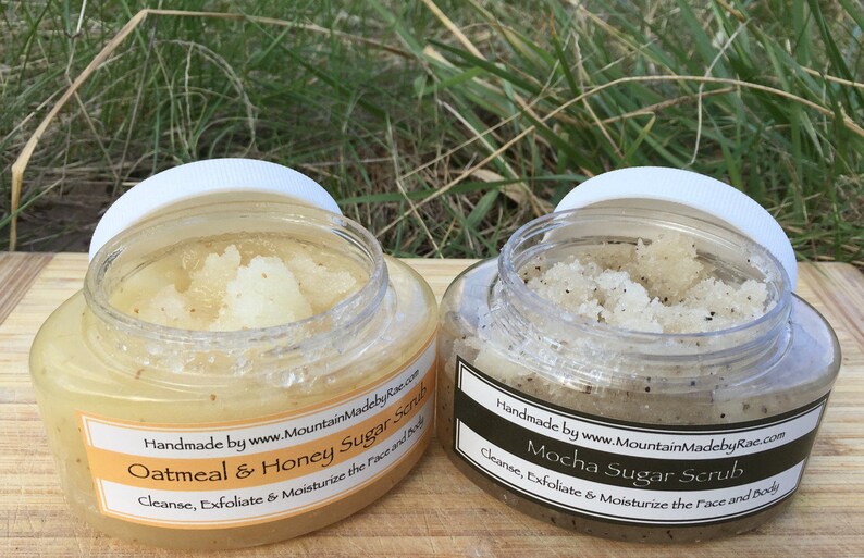 Sugar Scrubs Cleanse Exfoliate and Moisturize Your Face Etsy