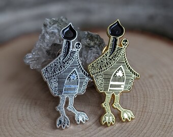 Baba Yaga House Enamel Pin