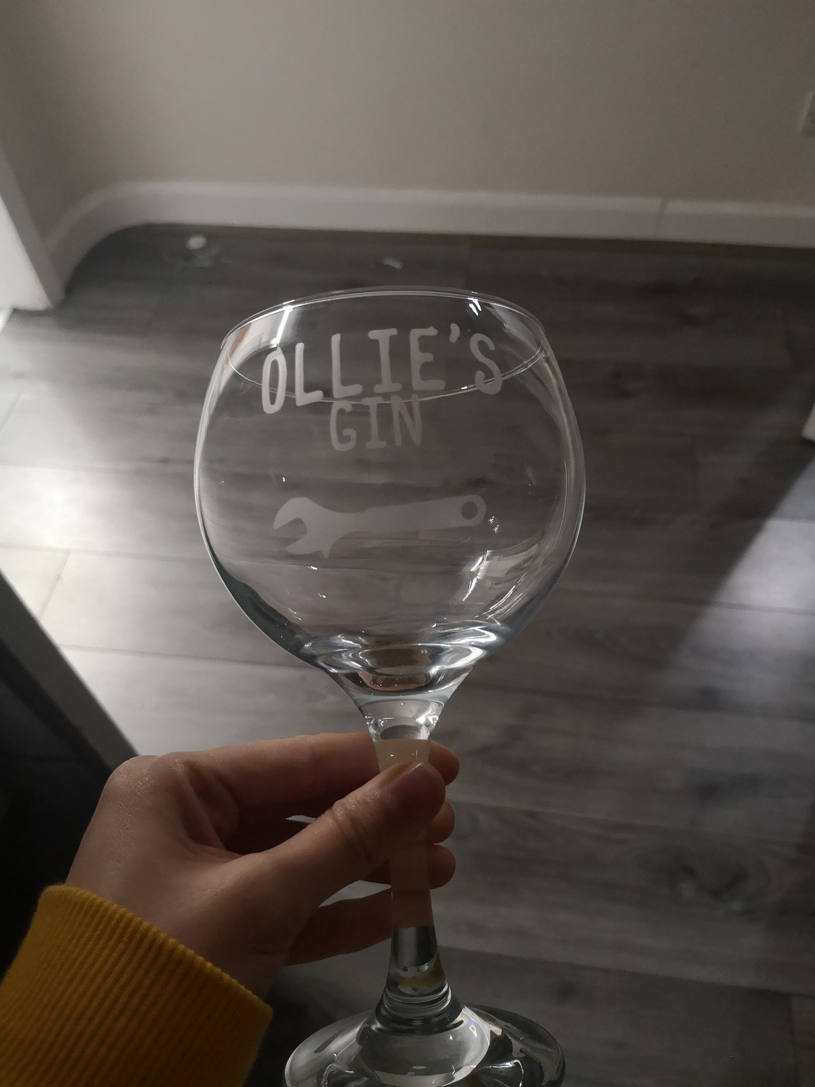Personalised Gin glass Custom Gin glass Etsy