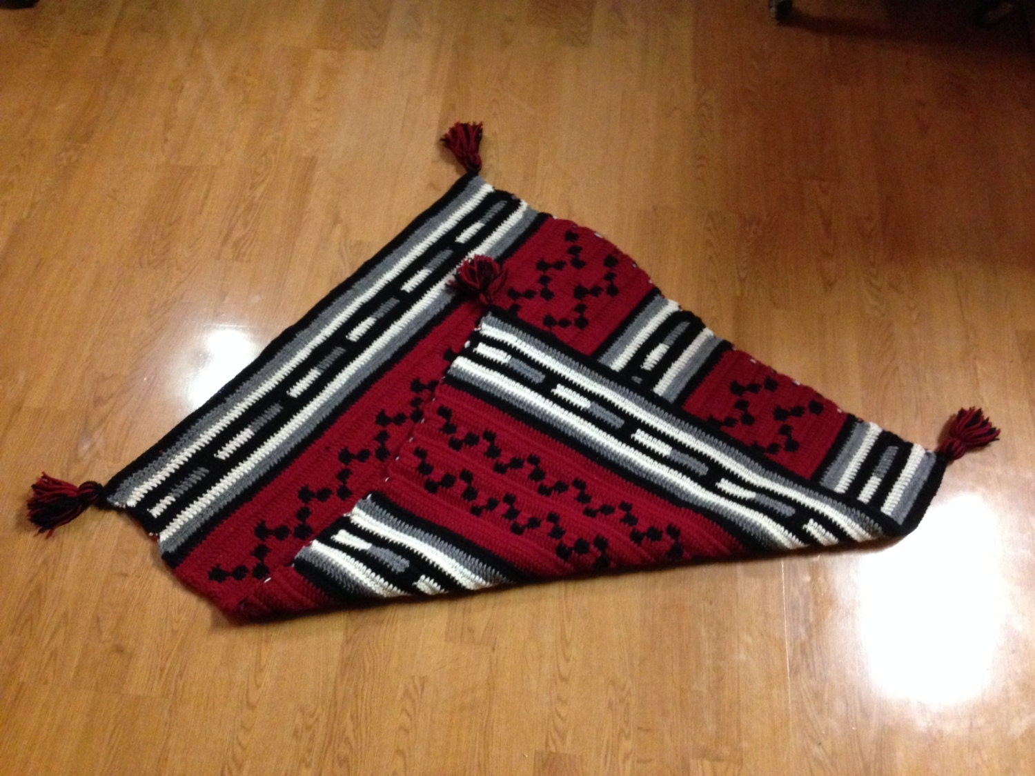 Burnt Water Saddle Blanket Crochet Pattern Etsy