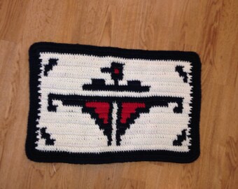 ズニ族のサンダーバード プレースマット かぎ針編みパターン