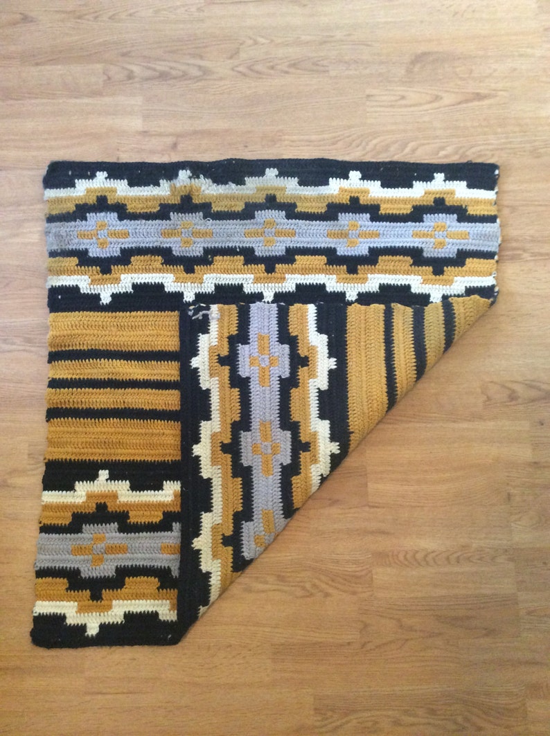 Wide Ruins Saddle Blanket Crochet Pattern Etsy
