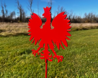 Polish falcon christmas ornament