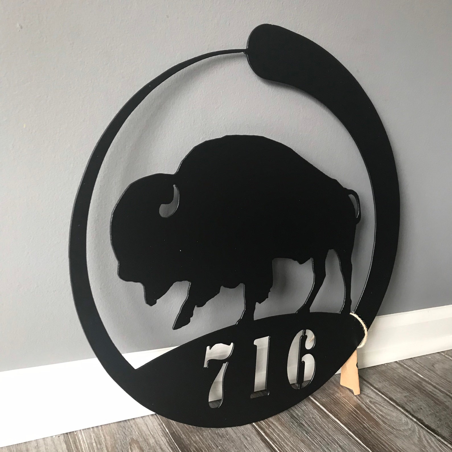 Buffalo Wall Art / Metal Art / Steel Artwork / Buffalo Signage Etsy