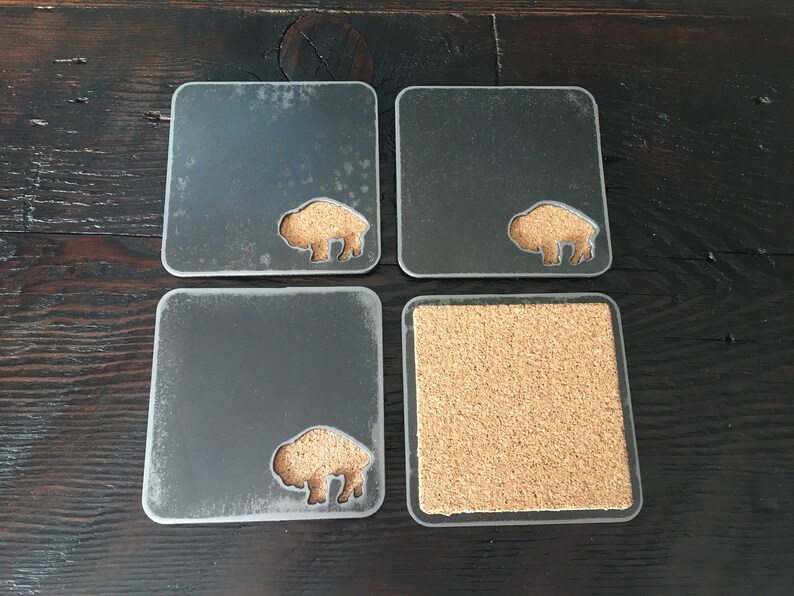 Industrial Steel Drink Coasters Etsy