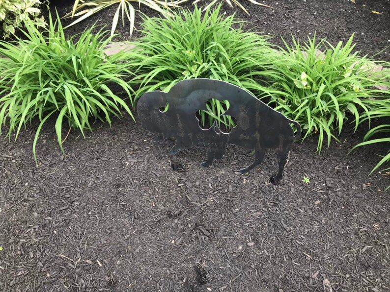 Jumbo Steel Buffalo Lawn Ornaments Etsy