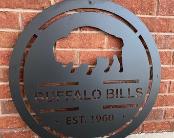 Custom Steel Artwork / Metal Art  / Buffalo Signage / Bills Mafia / Metal Sign / Buffalo Bills