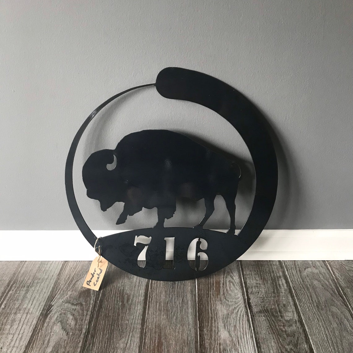 Buffalo Wall Art / Metal Art / Steel Artwork / Buffalo Signage Etsy