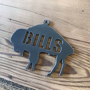 Buffalo Bills Steel Ornaments / Christmas Ornaments / Holiday Gifts / Gift Ideas / Football