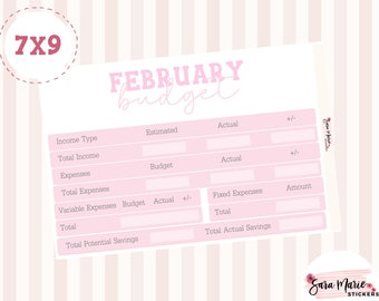 February Budget Kit