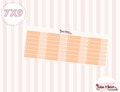 ORANGE - Expense Tracking Stickers