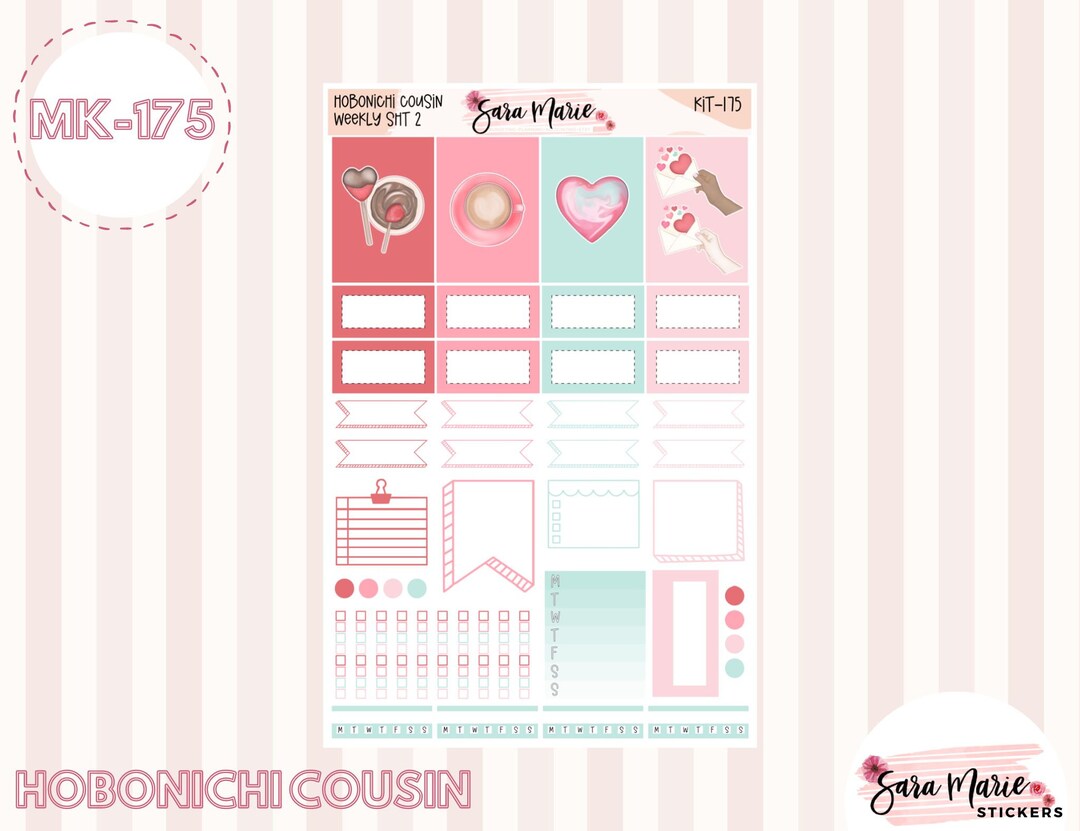 MK-175 Hobonichi Cousin Weekly Sheet 2 - Etsy