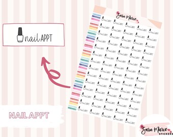 Neutraal - NAIL APPT Planner Stickers