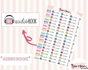 AUDIO BOOK Planner Stickers