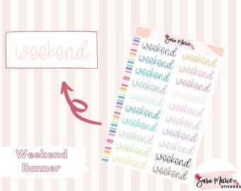 Weekend Banner - SMS Colors