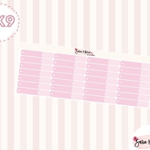 PINK - Expense Tracking Stickers