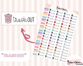 TRASH OUT Planner-stickers