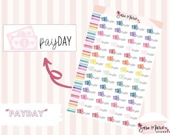 PAYDAY Planner Stickers