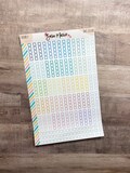 Hourly Checkboxes - Sara Marie Colors