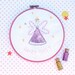 Fairy Fabric, Embroidery, Hand Embroidery Fabric, Decor, Stitch, Sewing ...