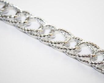 Silver Aluminium Chain 3 Feet Double Link 24x16mm - #733