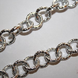 Silver Aluminium Chain, Chain, Beading Chain,  5 Feet -  - #482