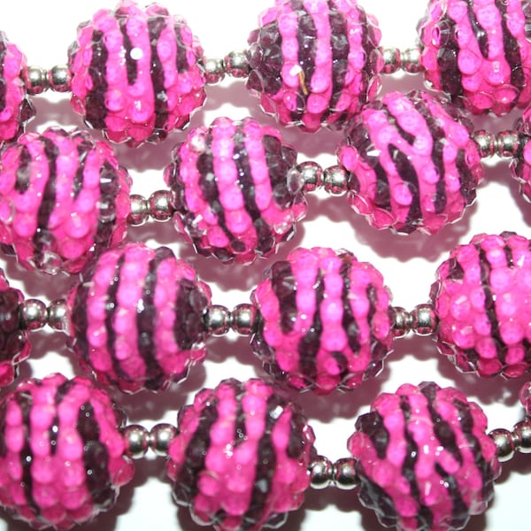 Pink Black Zebra Etsy