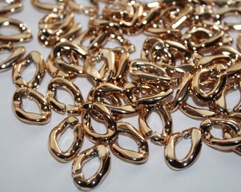 Link Connector, Clasp, Plastic - 50ct - 16mm - #186