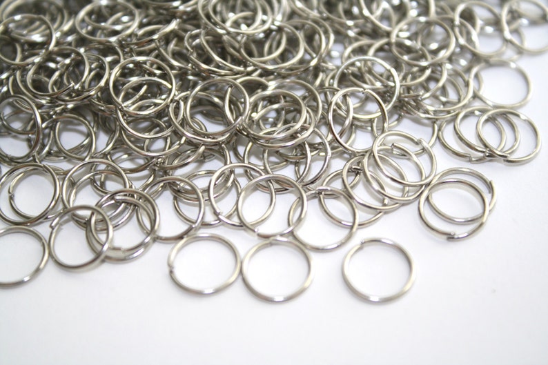 100pcs Sterling Silver 4mm 21gauge Open Jump Rings - 925 Silver Jewelry Making