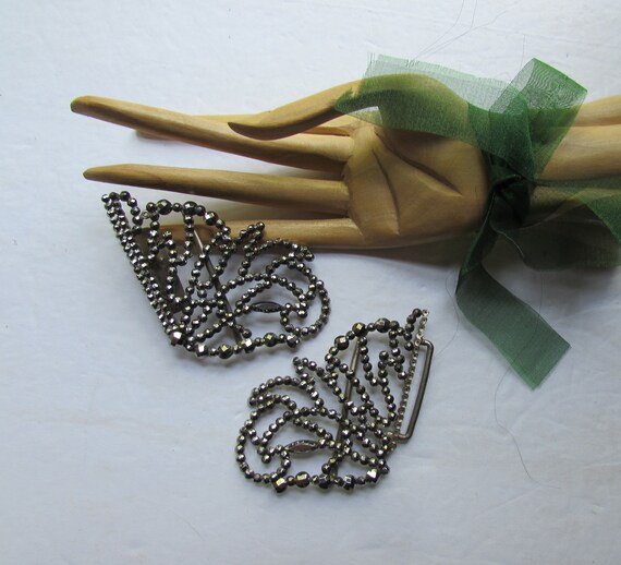 Cut Steel Dress Buckle Butterfly Design Early 20t… - image 3