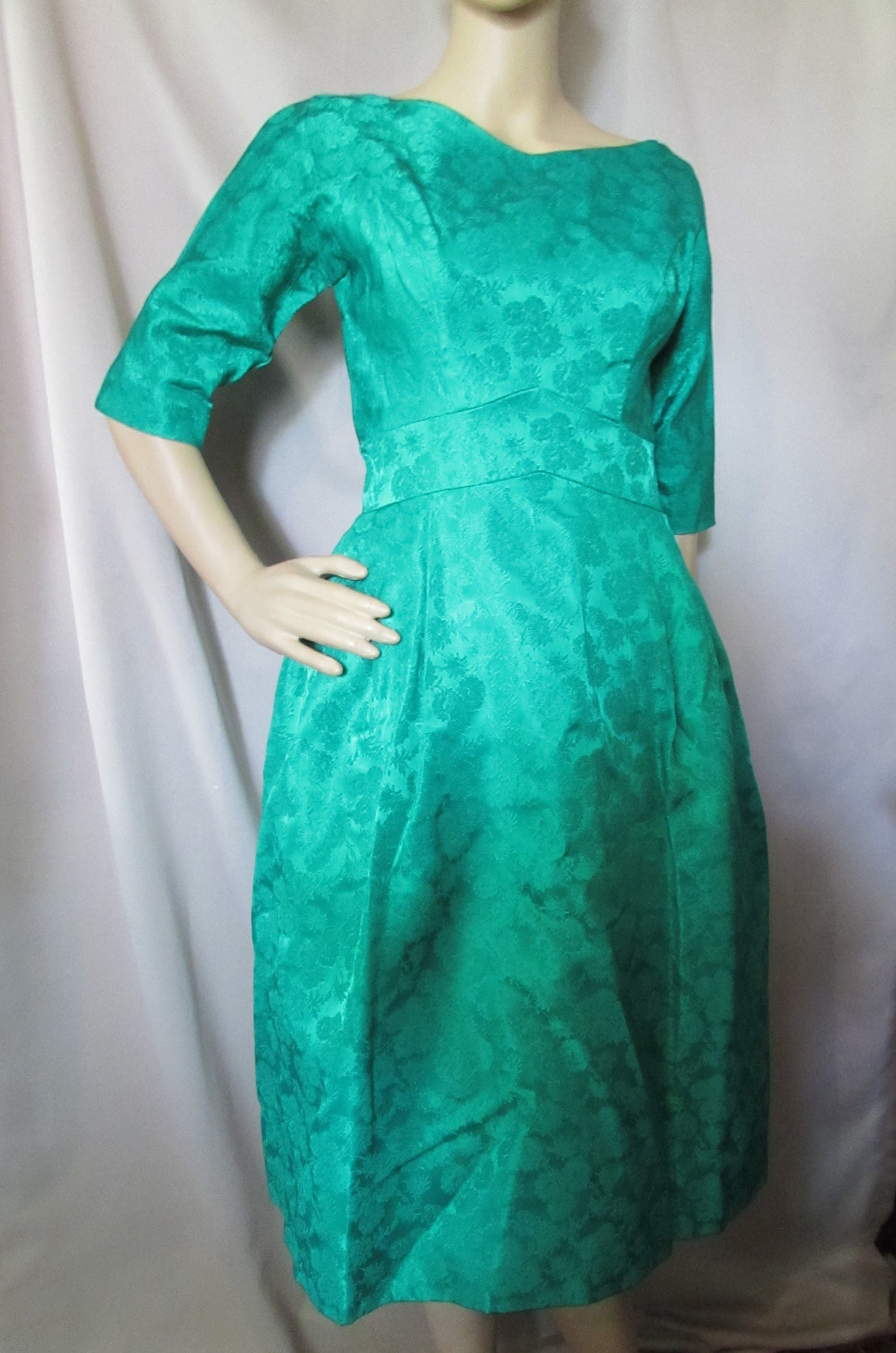 emerald green brocade dress BAILEY DRESS - DIXTER EMERALD BROCADE