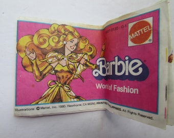 Mattel Fashion Catalogs Mini Catalogs Barbie and Friends World of Fashion 1980 Issue Springfield High School Year Book 1979 Mattel Starr