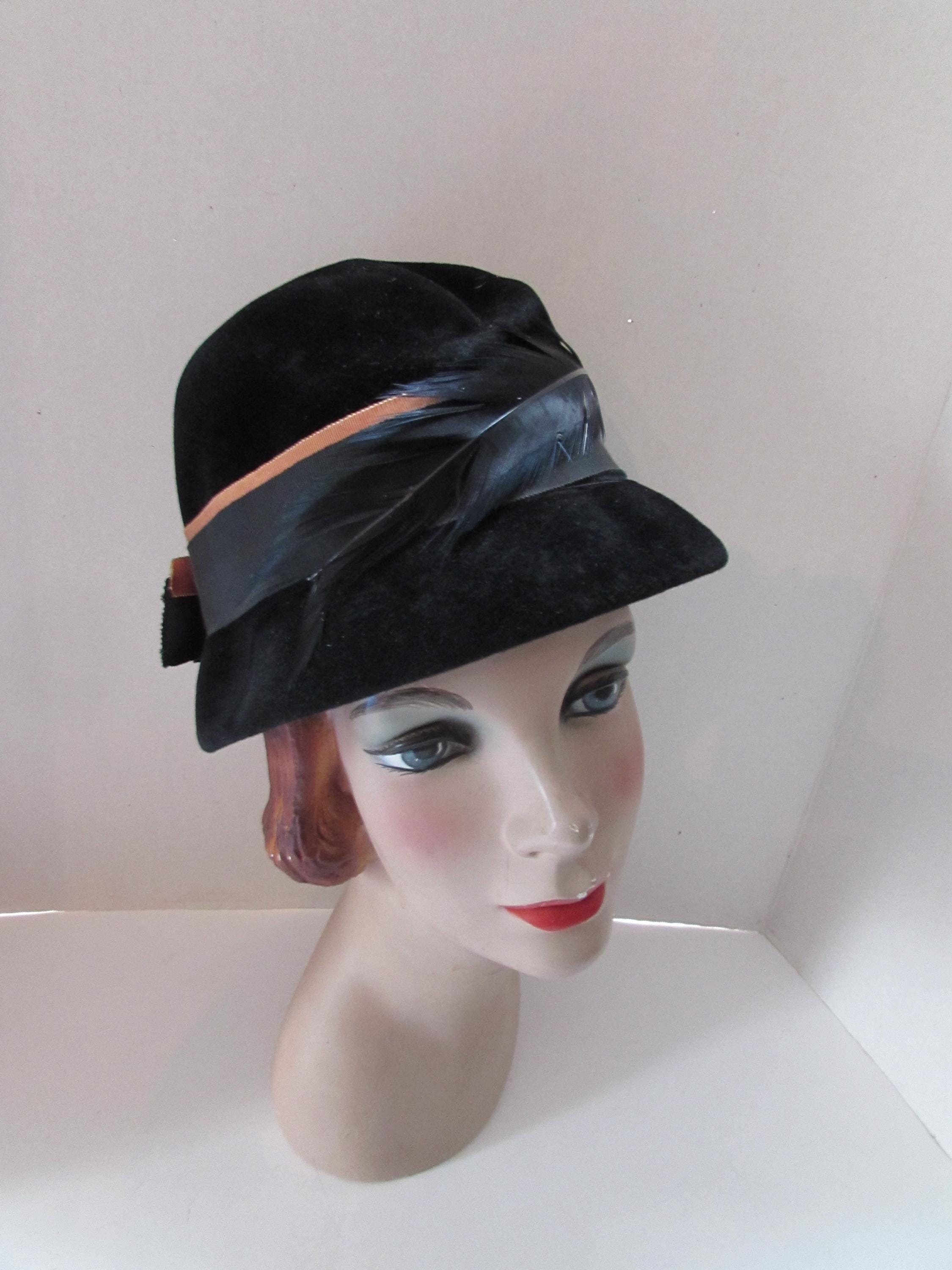 Vintage Velour Hat Made in Italy Italian Velour Hat - Etsy Canada main image 3